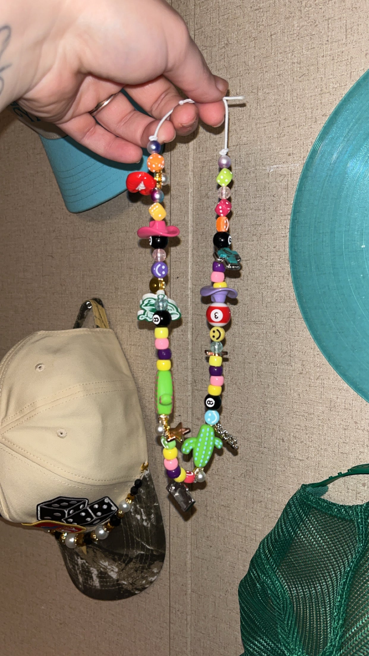 Junkie beaded necklace