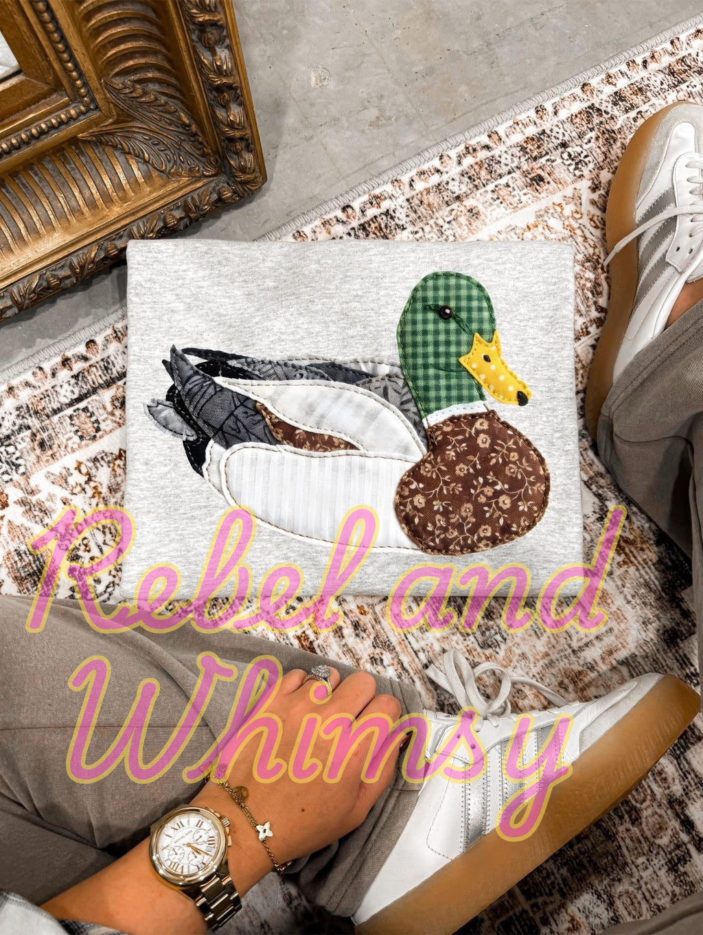 Vintage duck crewneck