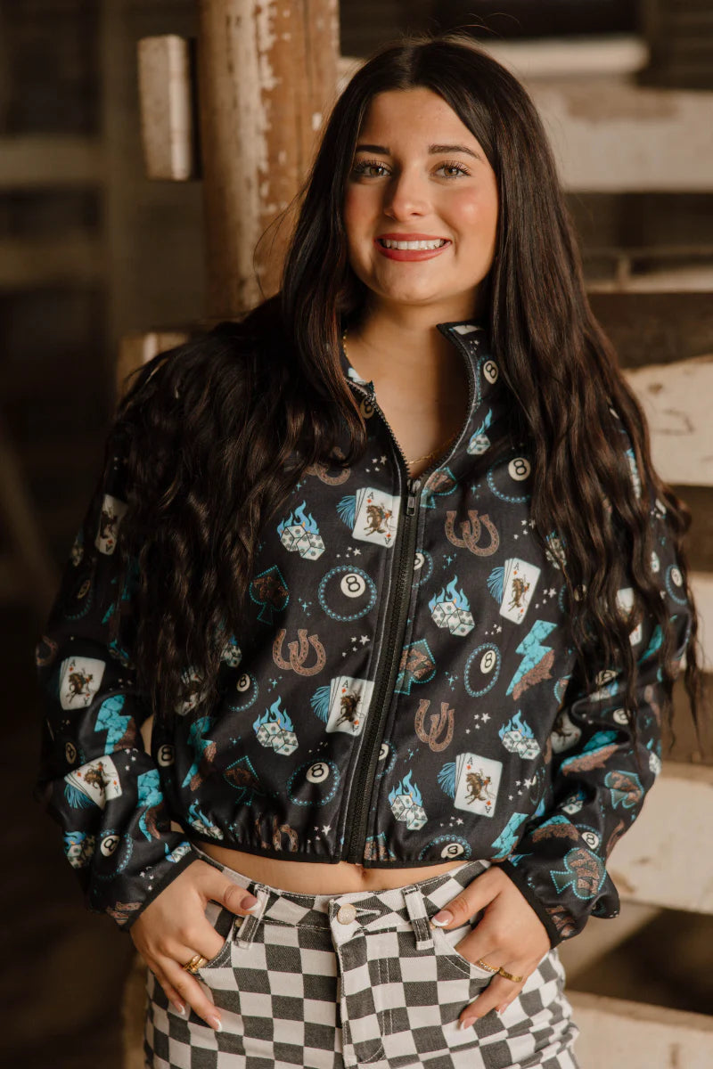 Cowgirl charm cropped jacket